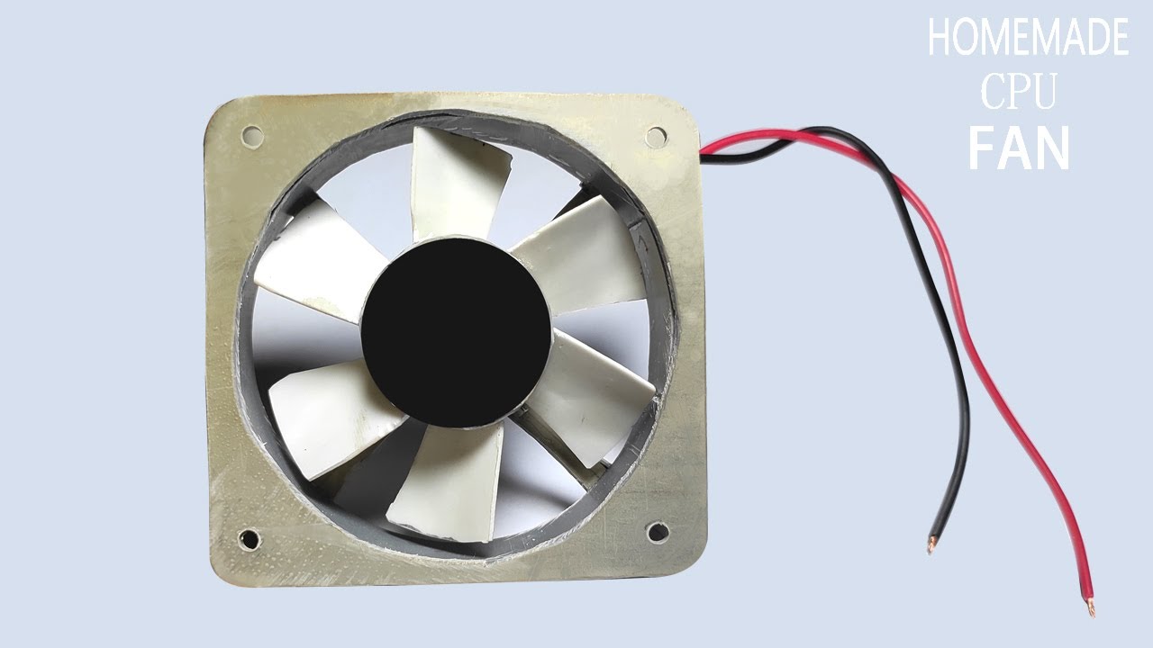 How To Make CPU Fan At Home From DC Motor