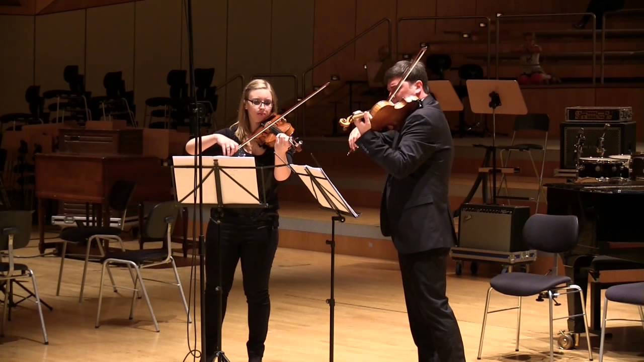 Béla Bartók - Duets for 2 Violins | Artur Podlesniy & Malgorzata Chwastek