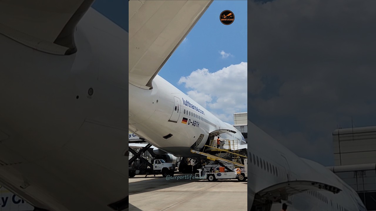 Amazing Boeing 747-830 , Lufthansa , AGE : 12 Years , Closeup