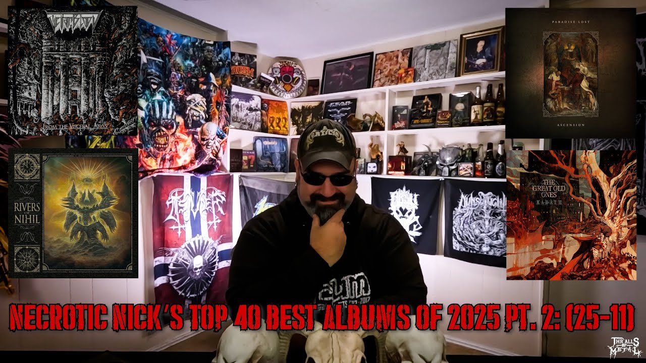 Топ-40 лучших альбомов 2025 года по версии Necrotic Nick, часть 2: (25-11)
