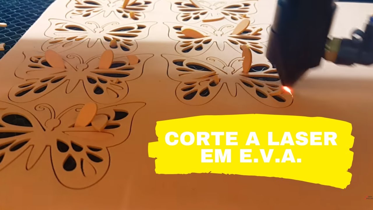 CORTE A LASER EM E.V.A.