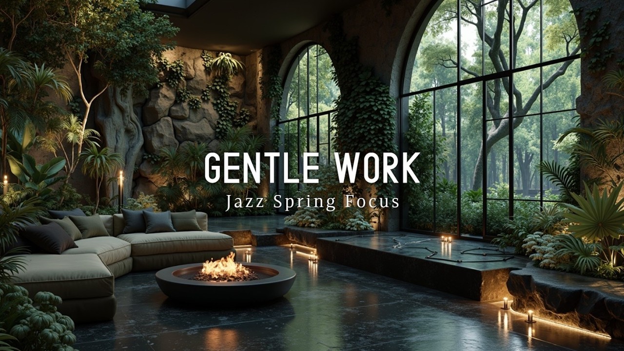Мягкий джаз для фона | Расслабляющий весенний джаз для концентрации