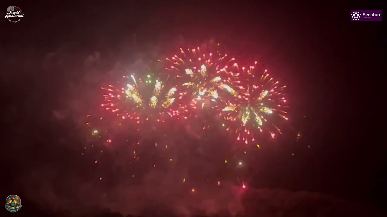 VIBONATI SA-SANT'ANTONIO ABATE 16/01/26 SPETTACOLO ì PIROTECNICA SENATORE FIREWORKS