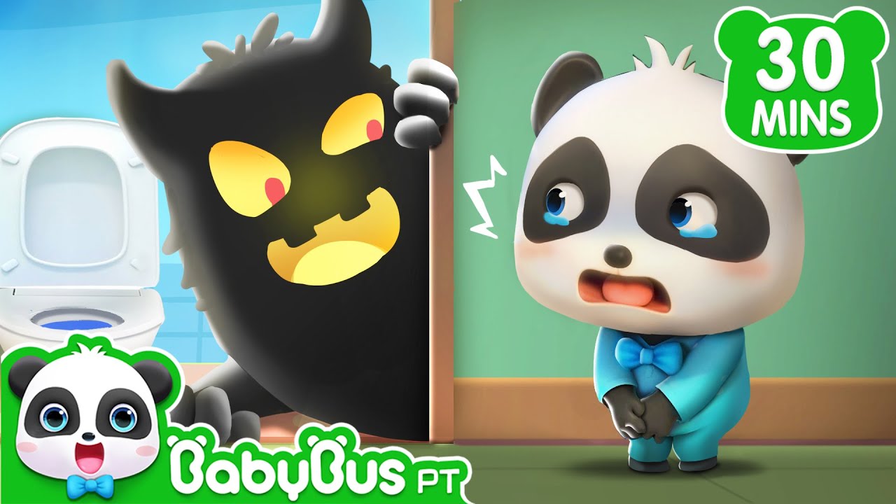 Será que Tem um Monstro no Banheiro? 🚽😈 | Bons Hábitos do BabyBus | Músicas Infantis em Português