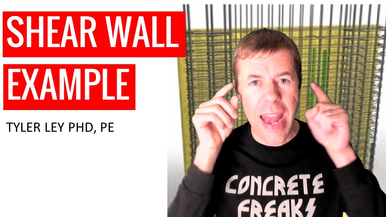 Пример проектирования бетонной стены жесткости