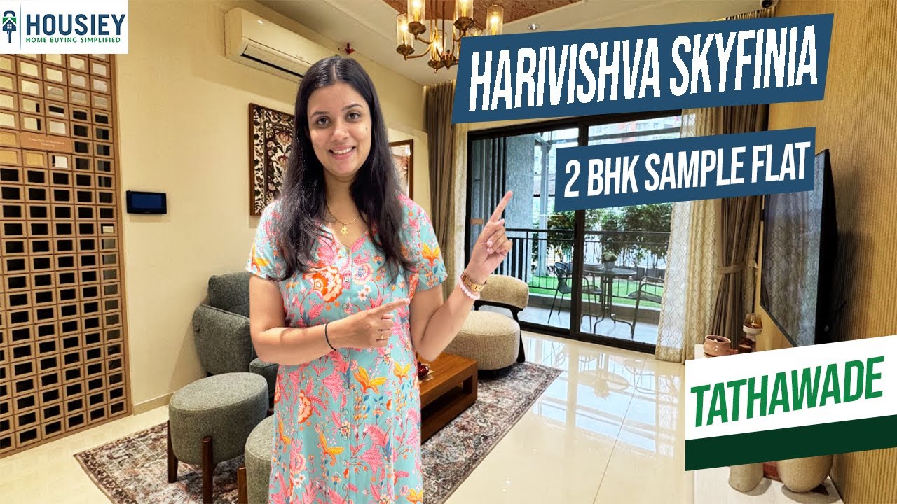 Harivishva Skyfinia | 2 BHK Sample Flat Tour at Tathawade Pune | Price & Amenities [2025]