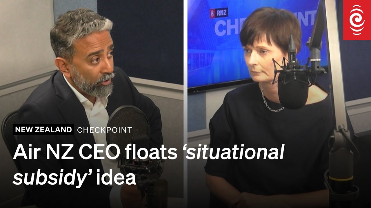 Новый генеральный директор Air NZ предлагает идею «ситуативной субсидии» | Checkpoint