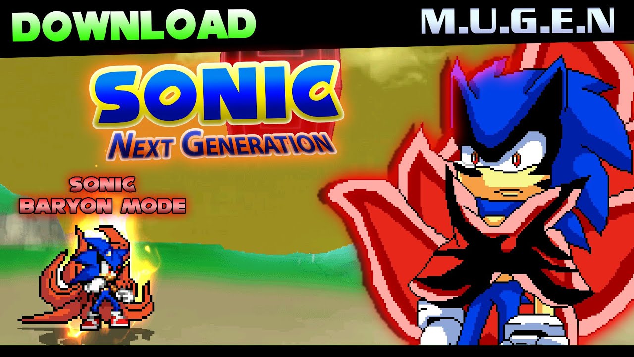 [Download] Sonic Baryon Mode (M.U.G.E.N Edit)
