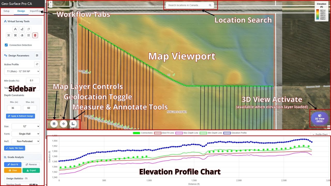 Geo-Surface Drain Pro Tutorial: Introduction to Tile & Surface Drainage Design Software