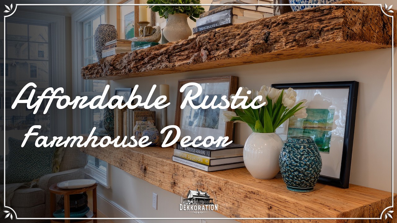 Affordable Rustic Farmhouse Decor Ideas for a Warm Winter Home ❄️🕯️