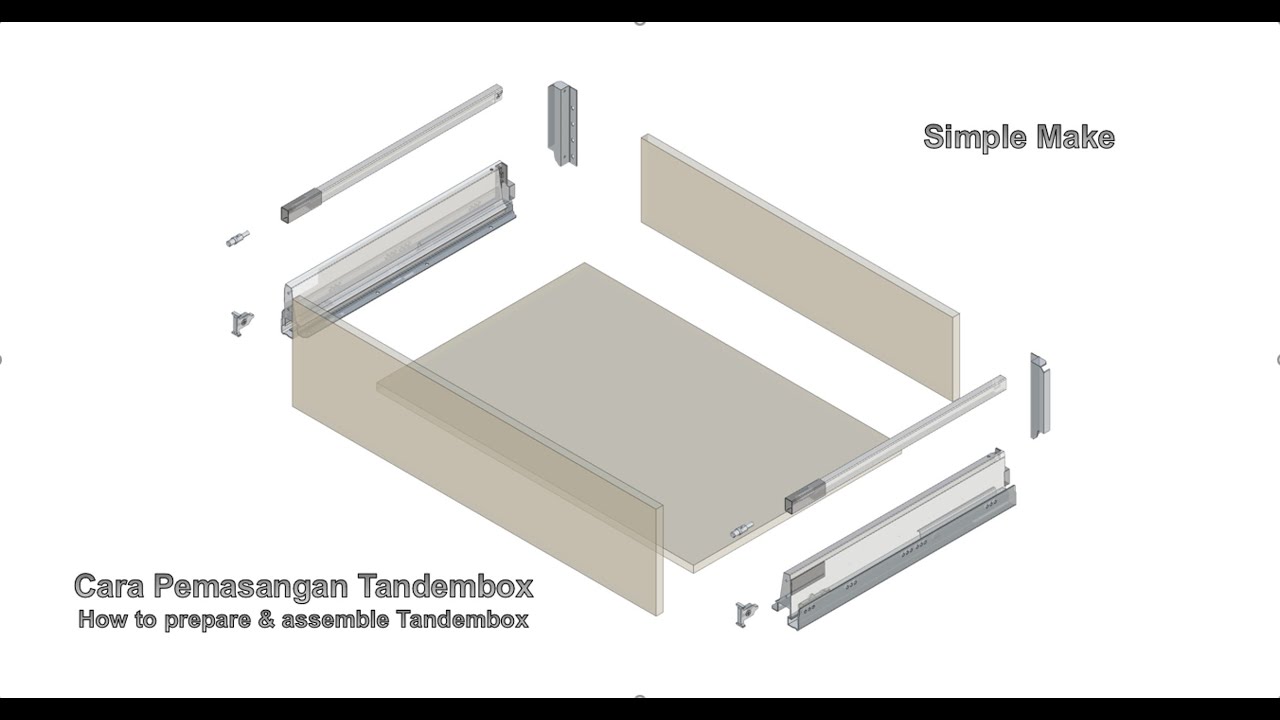 Cara Pemasangan Blum Tandembox