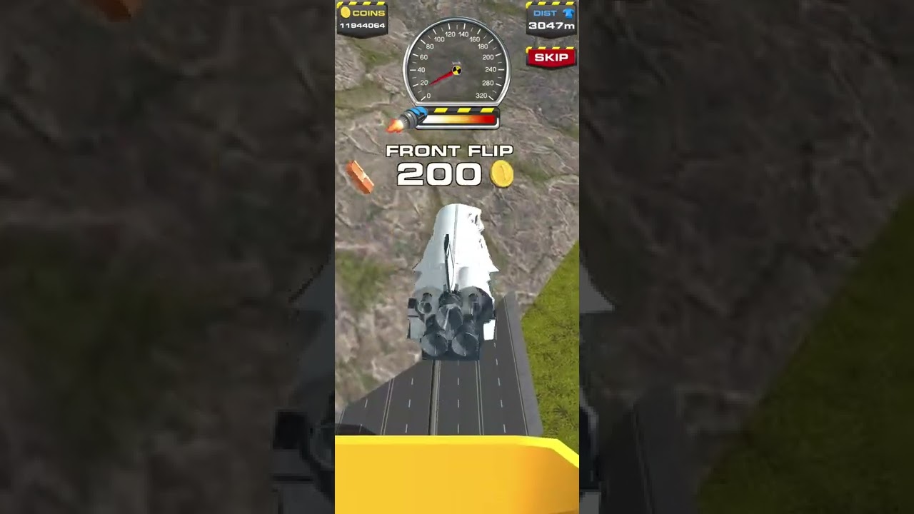 Ramp car jumping airplane (All levels)