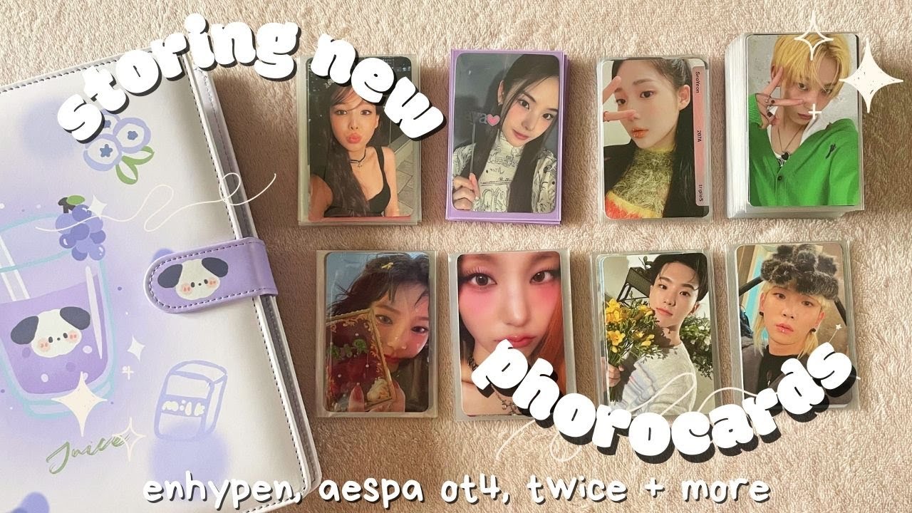 ♡ Организация фотокарт #30 ♡ Enhypen, aespa ot4, Twice + more ♡