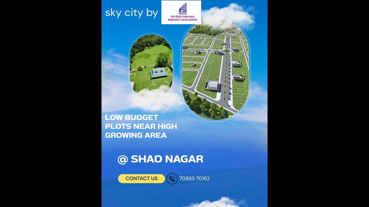Plots for Sale in Hyderabad @ Shadnagar - Low Budget Plots with High Growth Potential @Rs.7,999 Sqyd