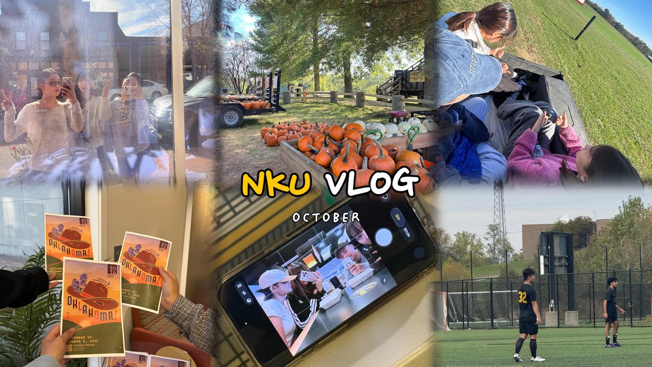 [NKU ep.9] 켄터키에서 KFC는 안먹어봤지만 일상은 낋여봄 | NKU 일상✨ | 요리하고 게임하고 호박밭가고 축구보고 | 오늘도 평화로운 NKU