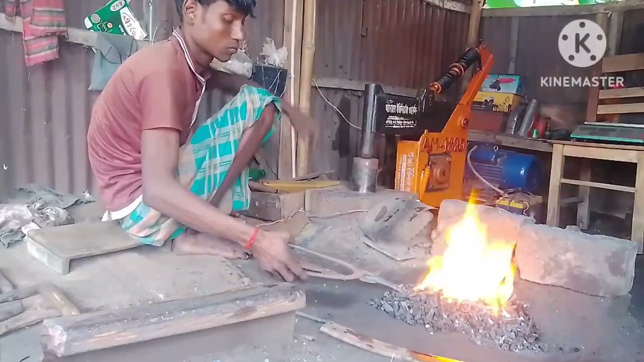 খেজুর গাছের  রস বেরকরা  দা কিভাবে তৈরি করা হয় 01732728479=0170524798🙏🙏🙏