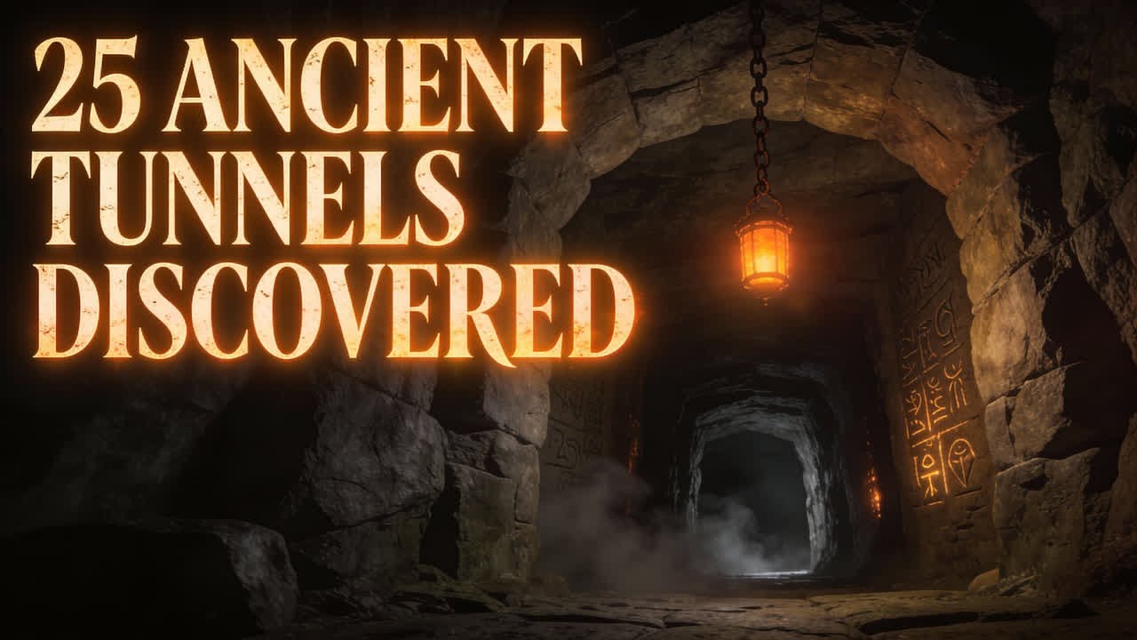 25 Ancient Hidden Tunnels Discovered Underground Secrets