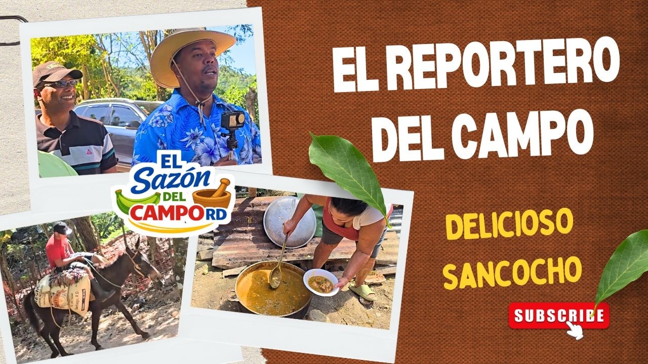 Acompañando al Reportero en la Inauguración de Aposento alto y disfrutando de un delicioso sancocho