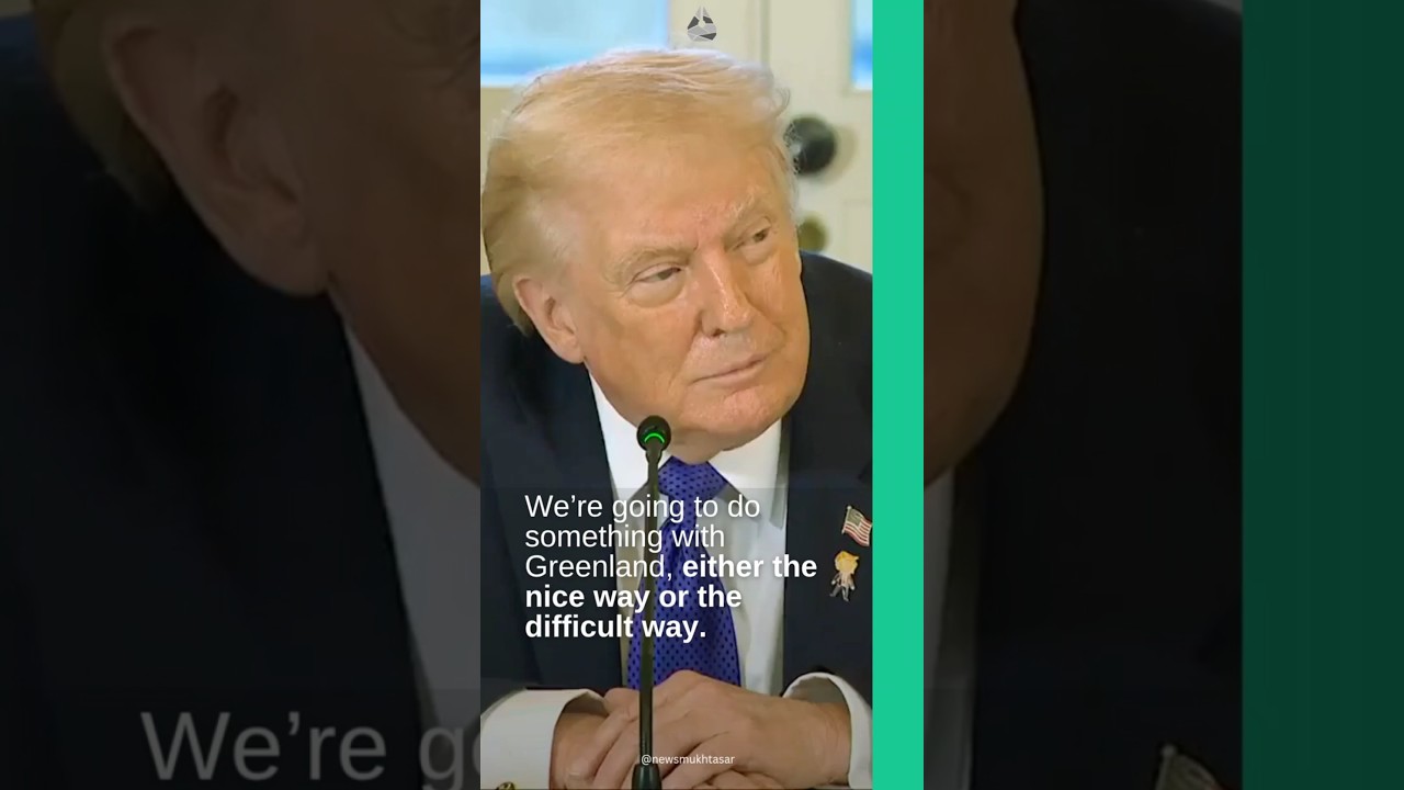 Trump's Big Statement On Greenland. 
