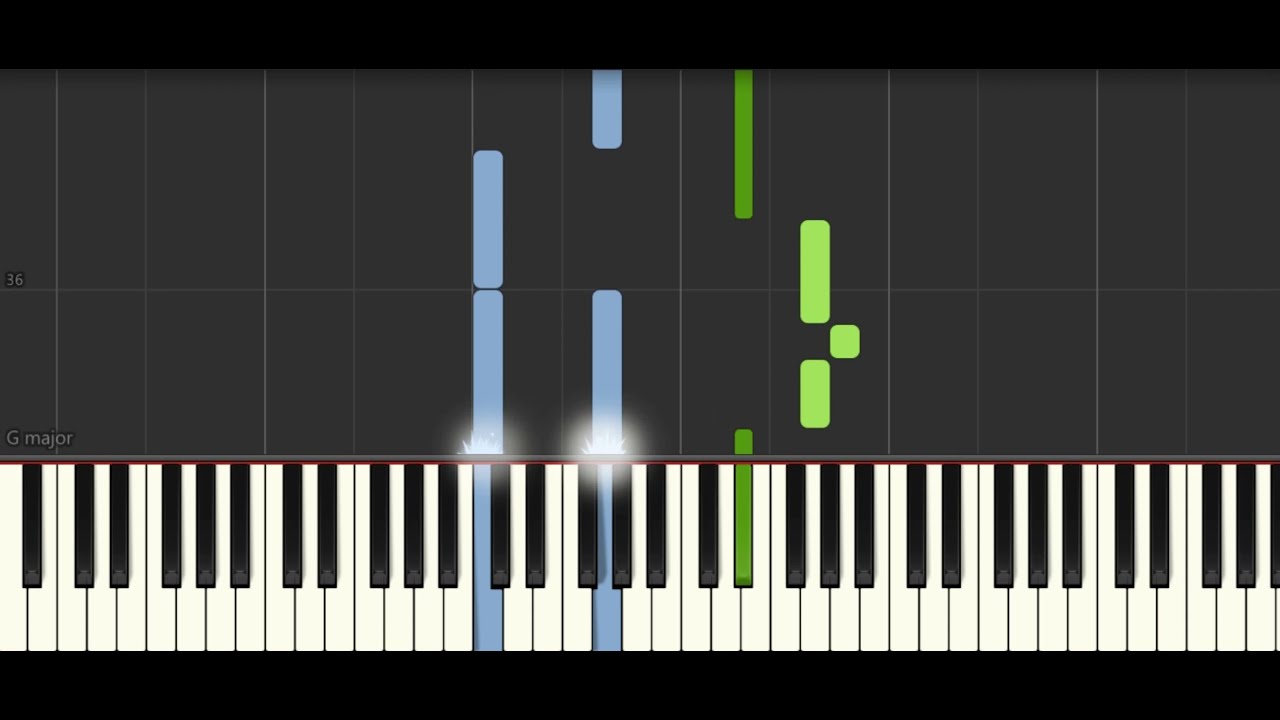 10Cc  I'm Not In Love [ Easy Piano Tutorial] Synthesia