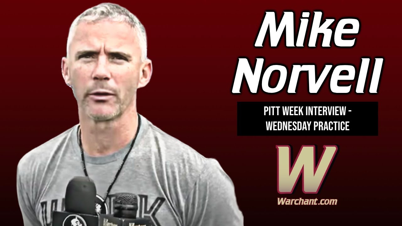 FSU Football | Mike Norvell Interview Pitt Week Wednesday Practice | Warchant TV #FSU