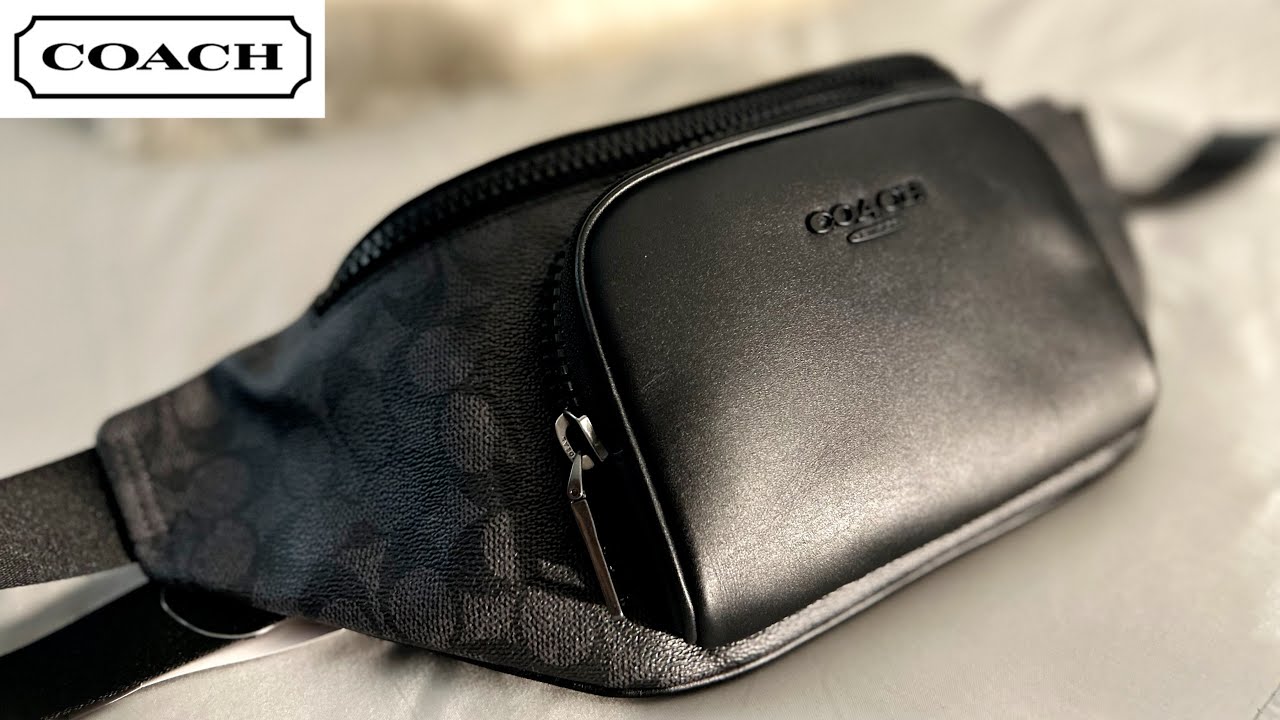 Сумка COACH RACER BELT в фирменном стиле | Распаковка