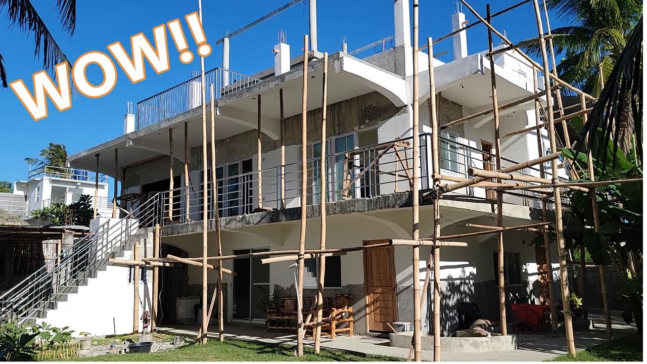 Philippines Beach House Build Day 283 : Wife Can't Stop Dancing!