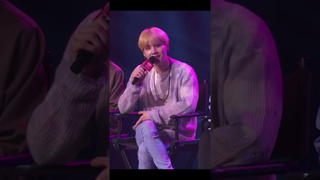 FUNNY SUGA MOMENT AT INTERVIEW WITH BTS!!!!! | FUNT BTS MOMENTS&hellip;.. SUGA BTS #shorts