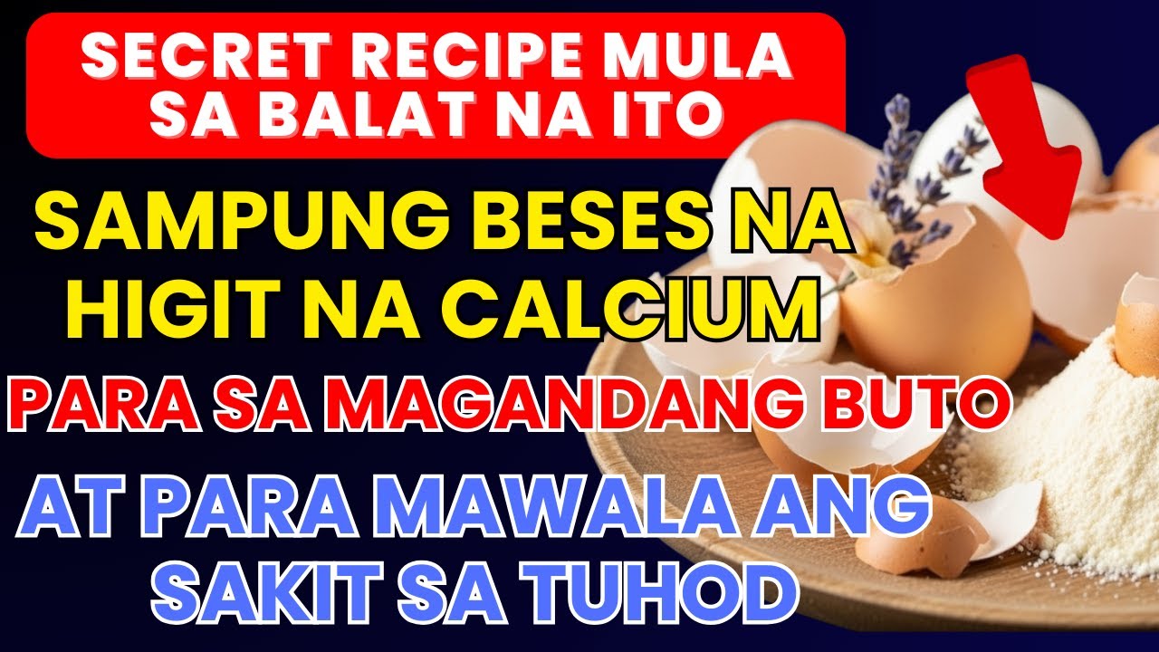 🔴 IWAS OSTEOPOROSIS! BALAT NG PRUTAS NA ITO, 10X ANG CALCIUM KAYSA GATAS. GAMOT SA SAKIT NG TUHOD‼️