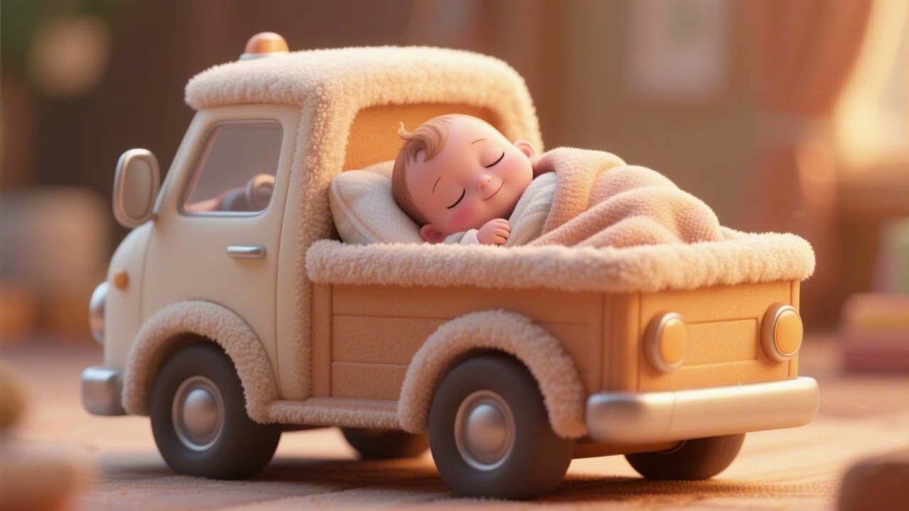 Baby Sleeps in the Little Truck 🚚🌙 | Sweet Bedtime Lullaby for Kids