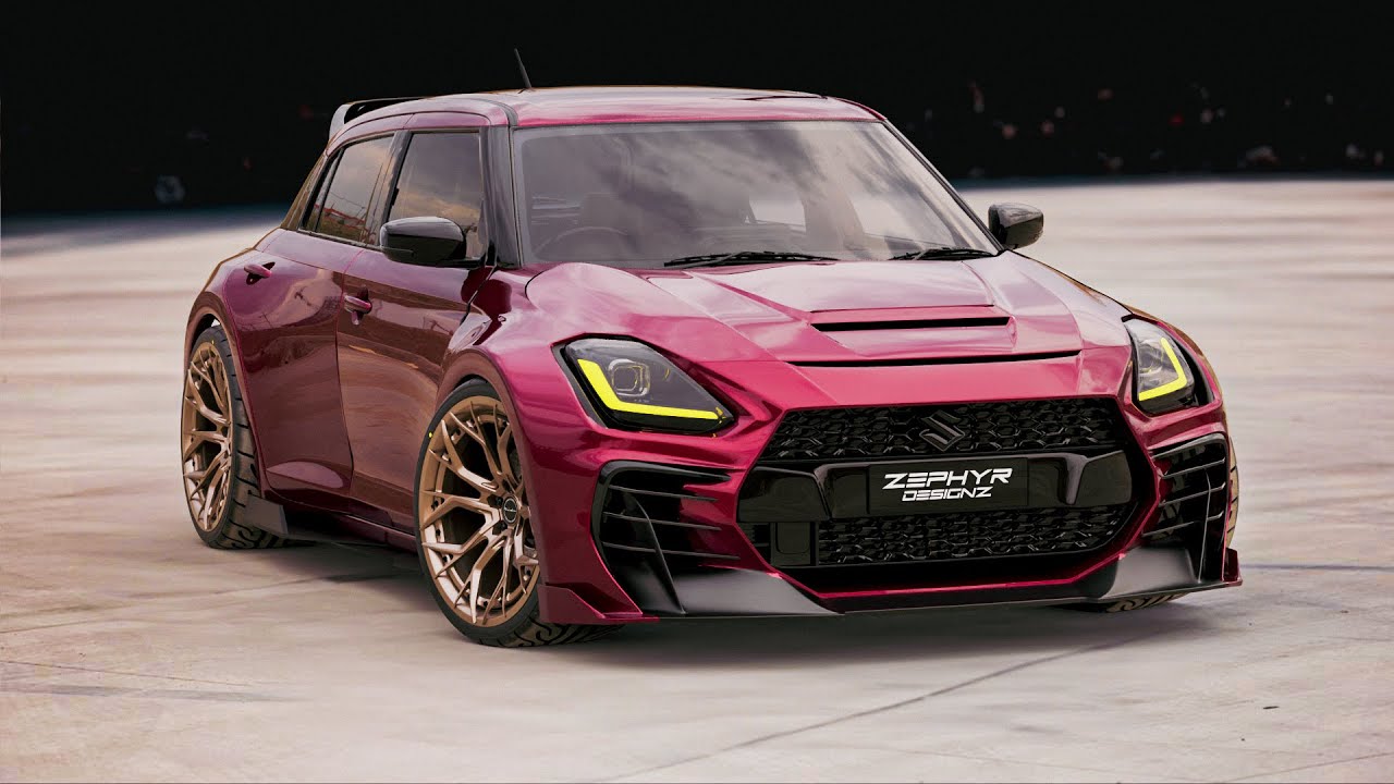 Suzuki Swift HARDCORE BodyKit Fully MODIFIED Cinematic 4K