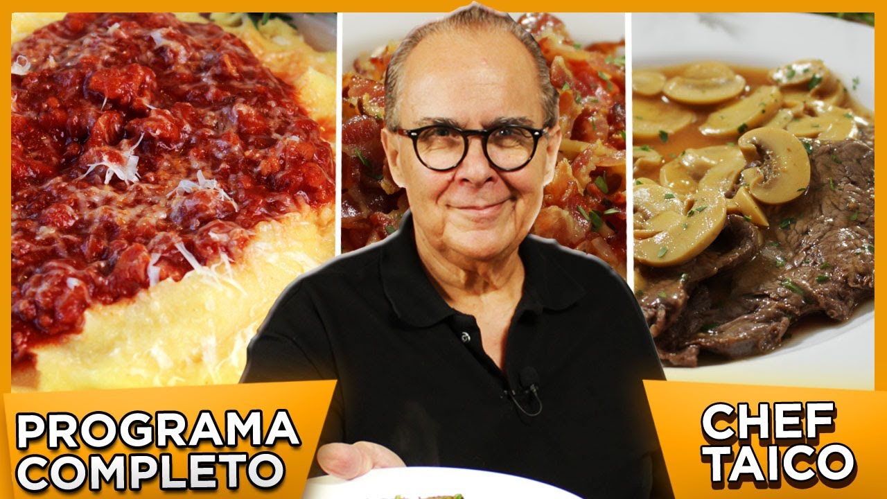 Lembranças com Água na Boca: Polenta c/ Molho / Macarrão à Matriciana / Bife de Casamento - Taico