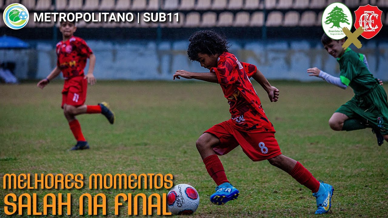 METROPOLITANO SUB11 | Boavista x Cascatinha, melhores momentos Salah, camisa 8. #futebol #sub11