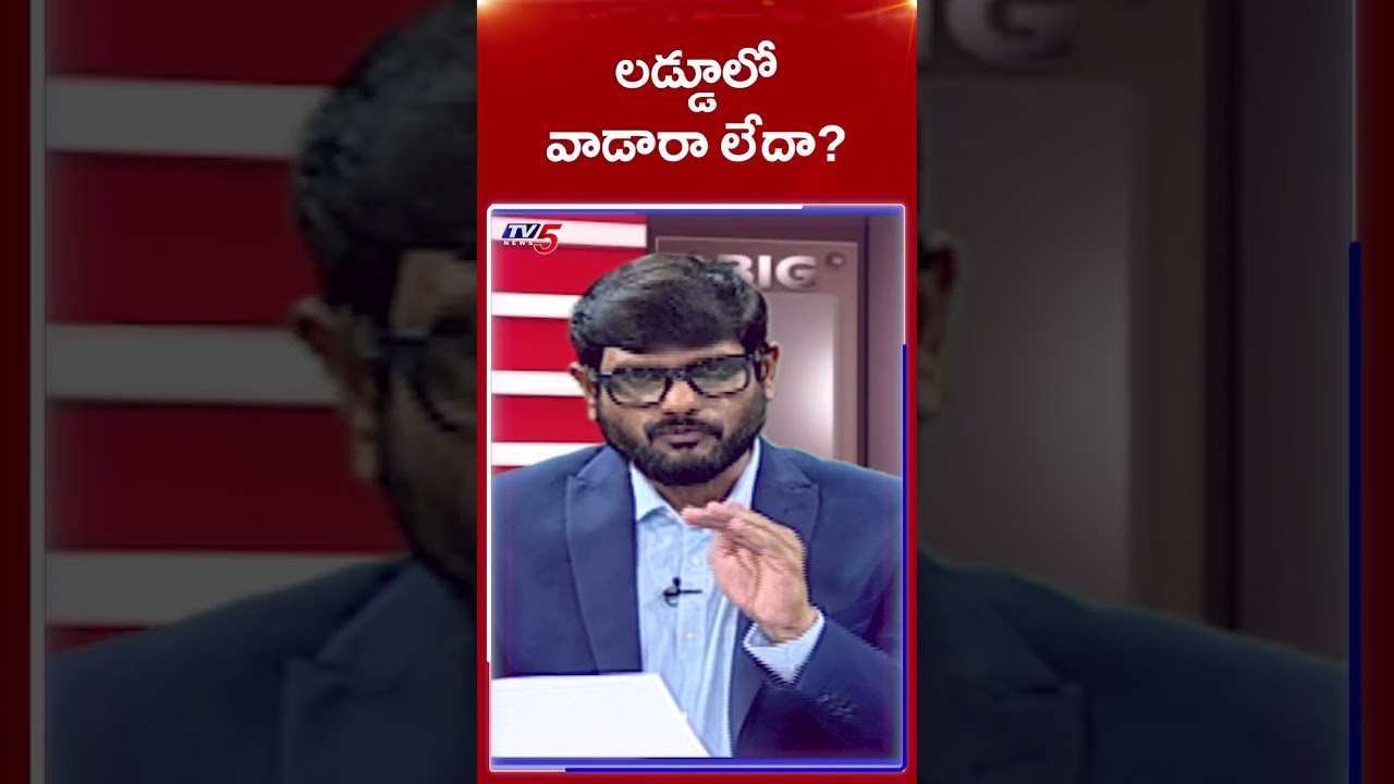 TV5 Murthy Comments | TTD Ghee | Thirumala Laddu Issue | Big News | TV5 News