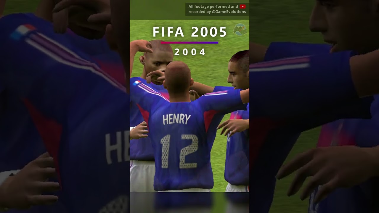 Эволюция игр FIFA с 1993 по настоящее время #шорты #fifa