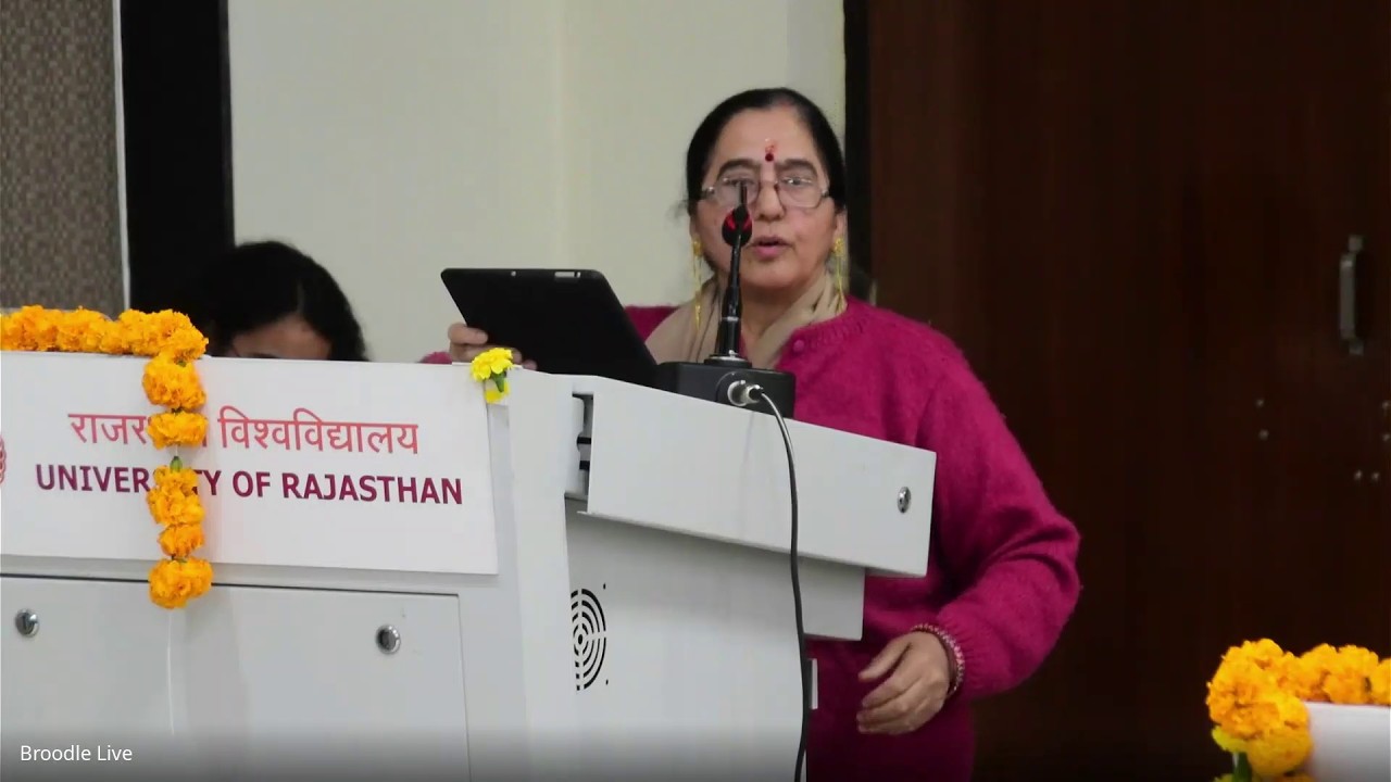 Dr. Kshama Kaul Plenary Address IKS Conference, Department of English UOR, Jaipur, 2026 Part - 1