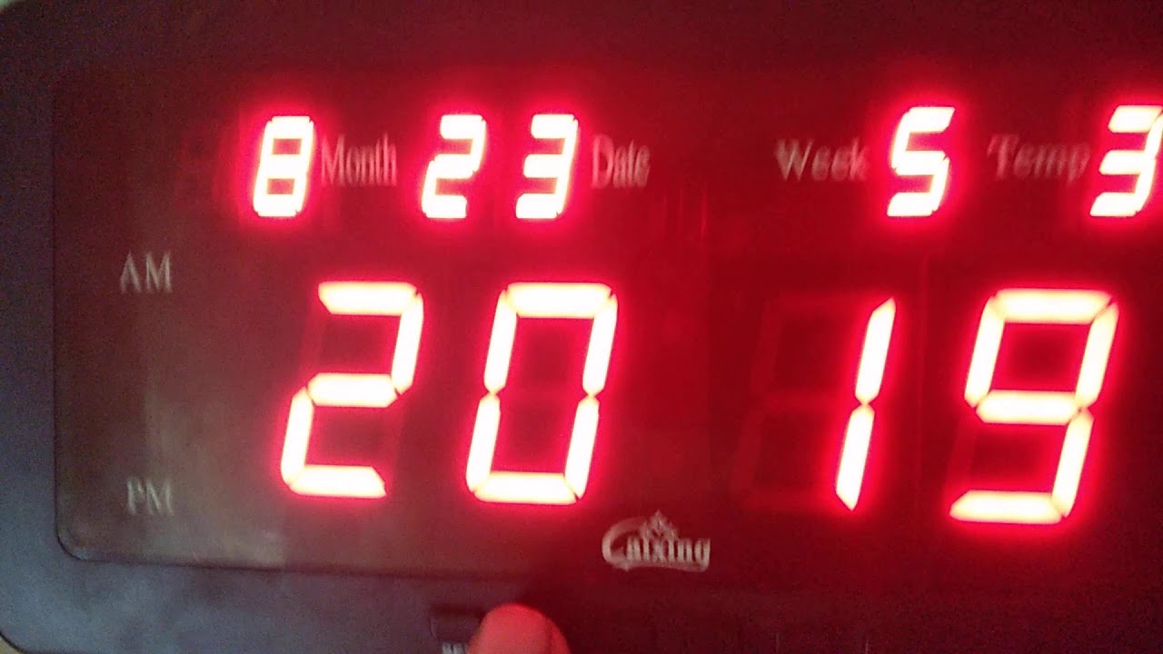 Cara setting jam digital dinding