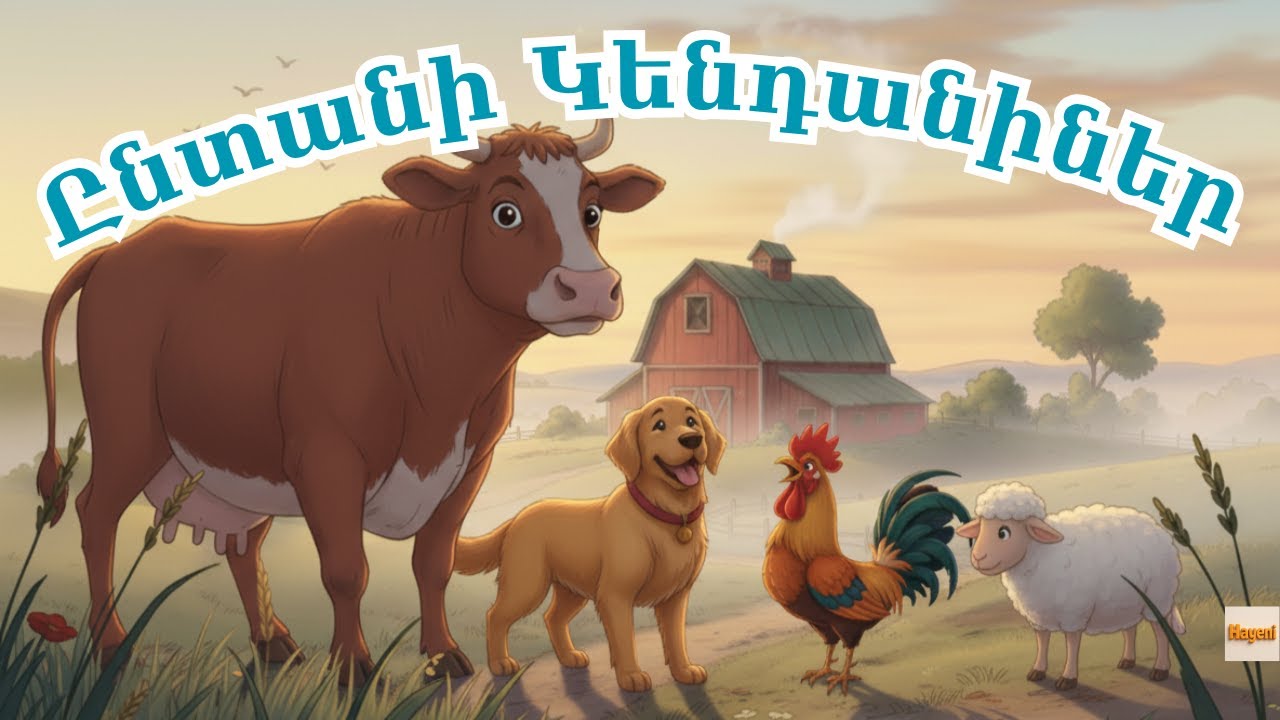 Ընտանի կենդանիներ / Yntani kendaniner - Hayeni Kids - Մանկական Երգեր / Armenian Kids Songs