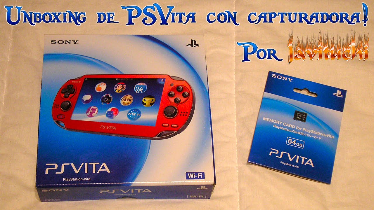 Unboxing de PSVita (Rojo Cosmico) con capturadora!