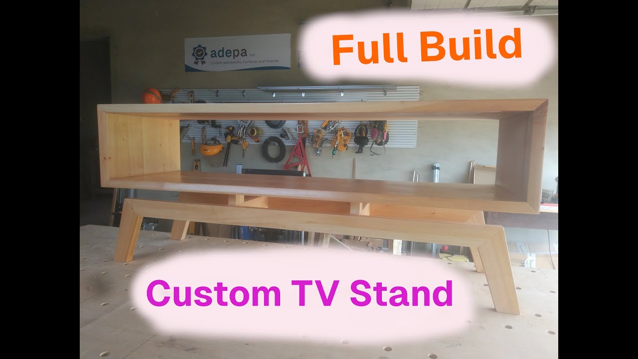 Building a Custom TV Stand - Full Build