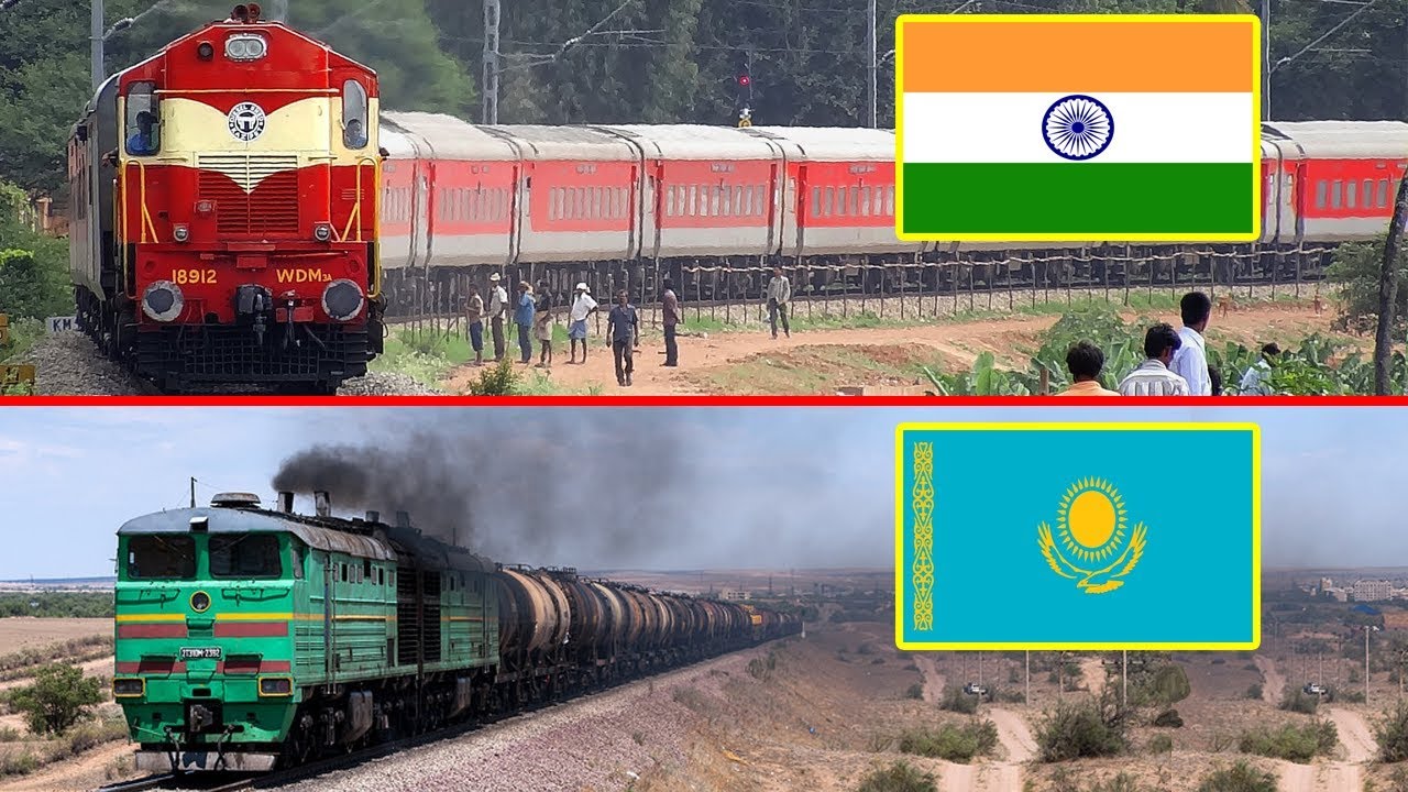 INDIA vs KAZAKHSTAN Railway Comparison