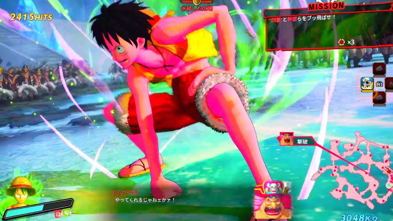 【海賊無双4】ギア2ルフィで海賊王になる！【One Piece Pirate Warriors 4】