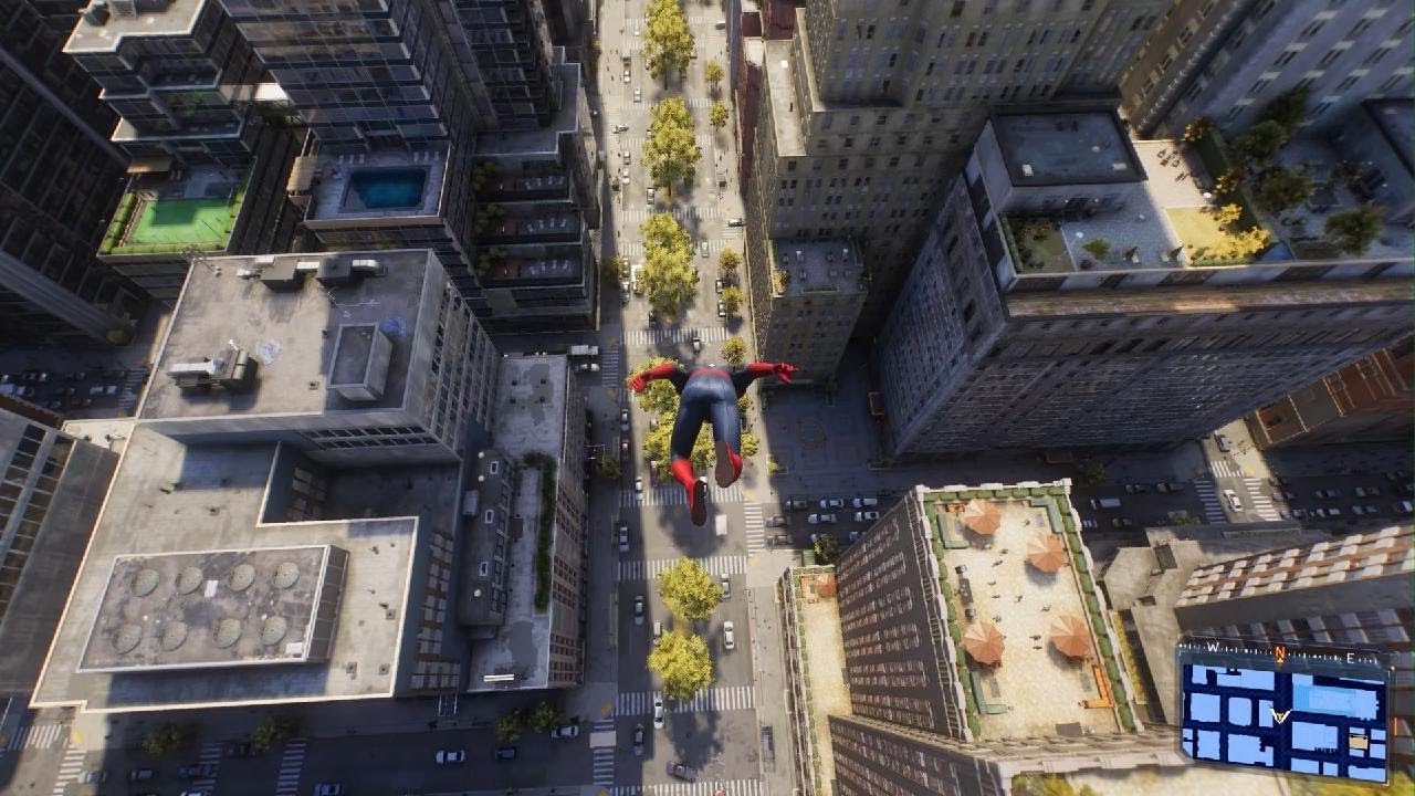 The amazing Spider-Man 2 swing scene