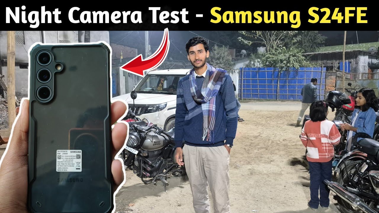Samsung Galaxy S24 FE Night Camera Test 🔥 | Low Light Video & Photography REALITY CHECK