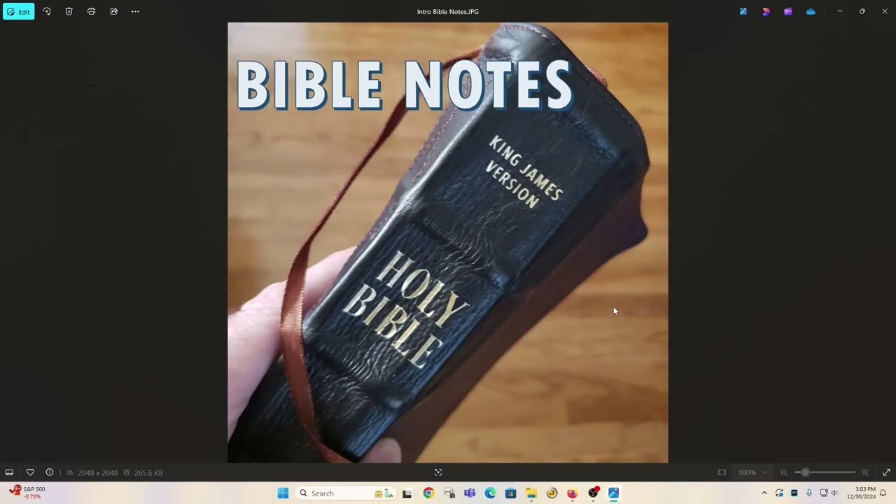 The Book Of James, A Comparative Study Part 1 (Ch1 vs1)