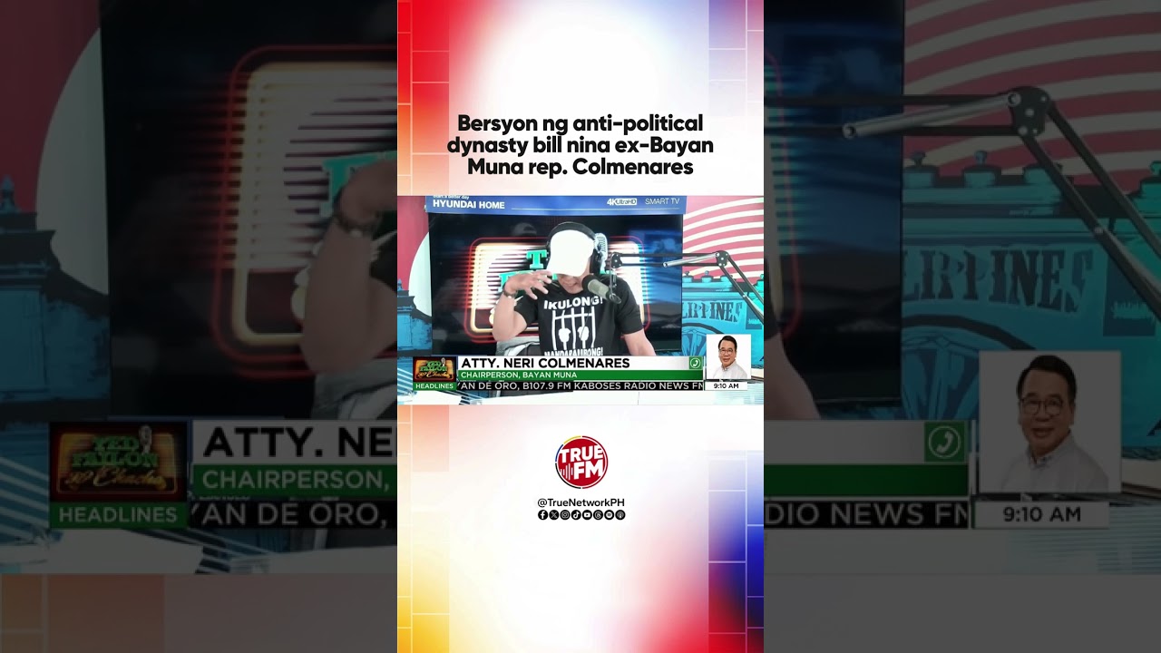 Bersyon ng anti-political dynasty bill nina ex-Bayan Muna rep. Colmenares | Ted Failon & DJ Chacha