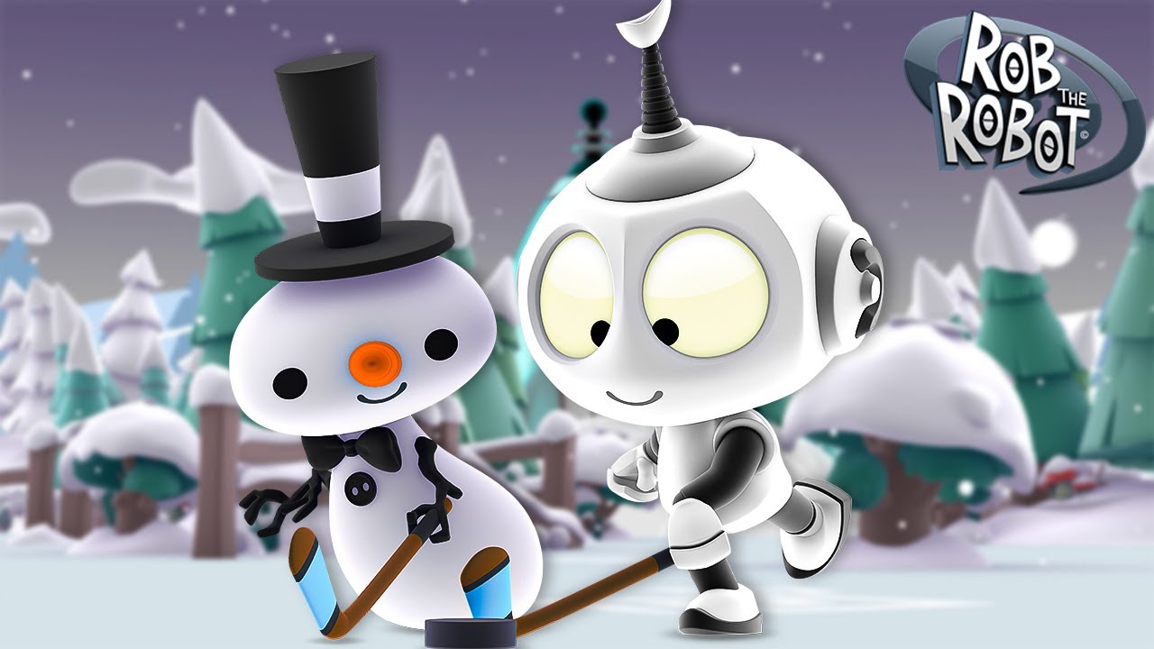 Snow Day in Space! 🪐 | Rob The Robot | Preschool Learning
