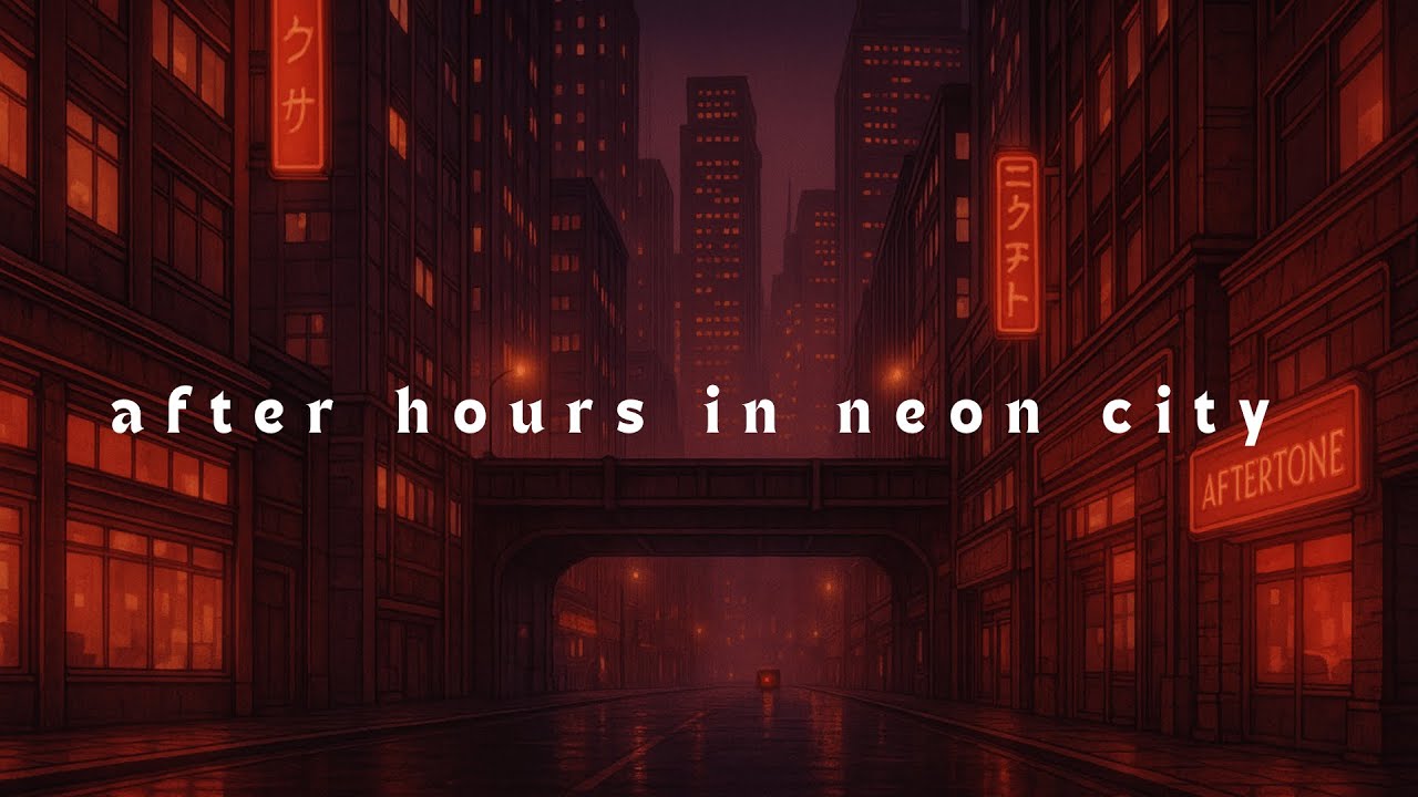 after hours in neon city - an Aftertone synthwave mix