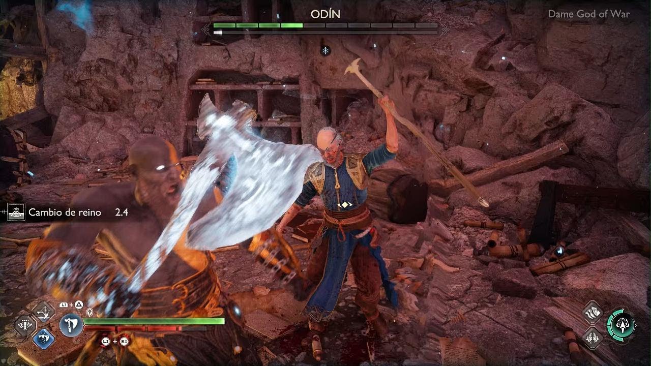 Parte 3/3 Batalla contra Odin, GMGOW NO DAMAGE NG+ God of War Ragnarök
