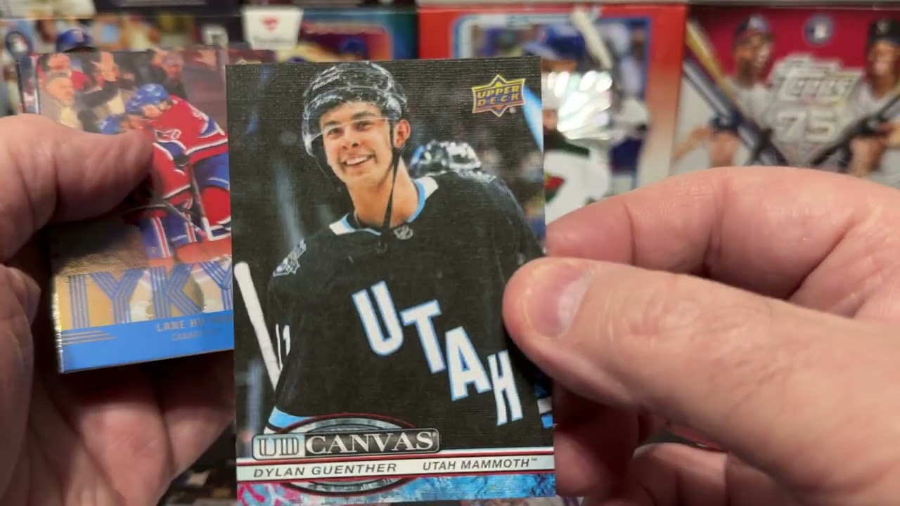 2025-26 UD Hockey Series 2. HUGE Pink Dazzler!!